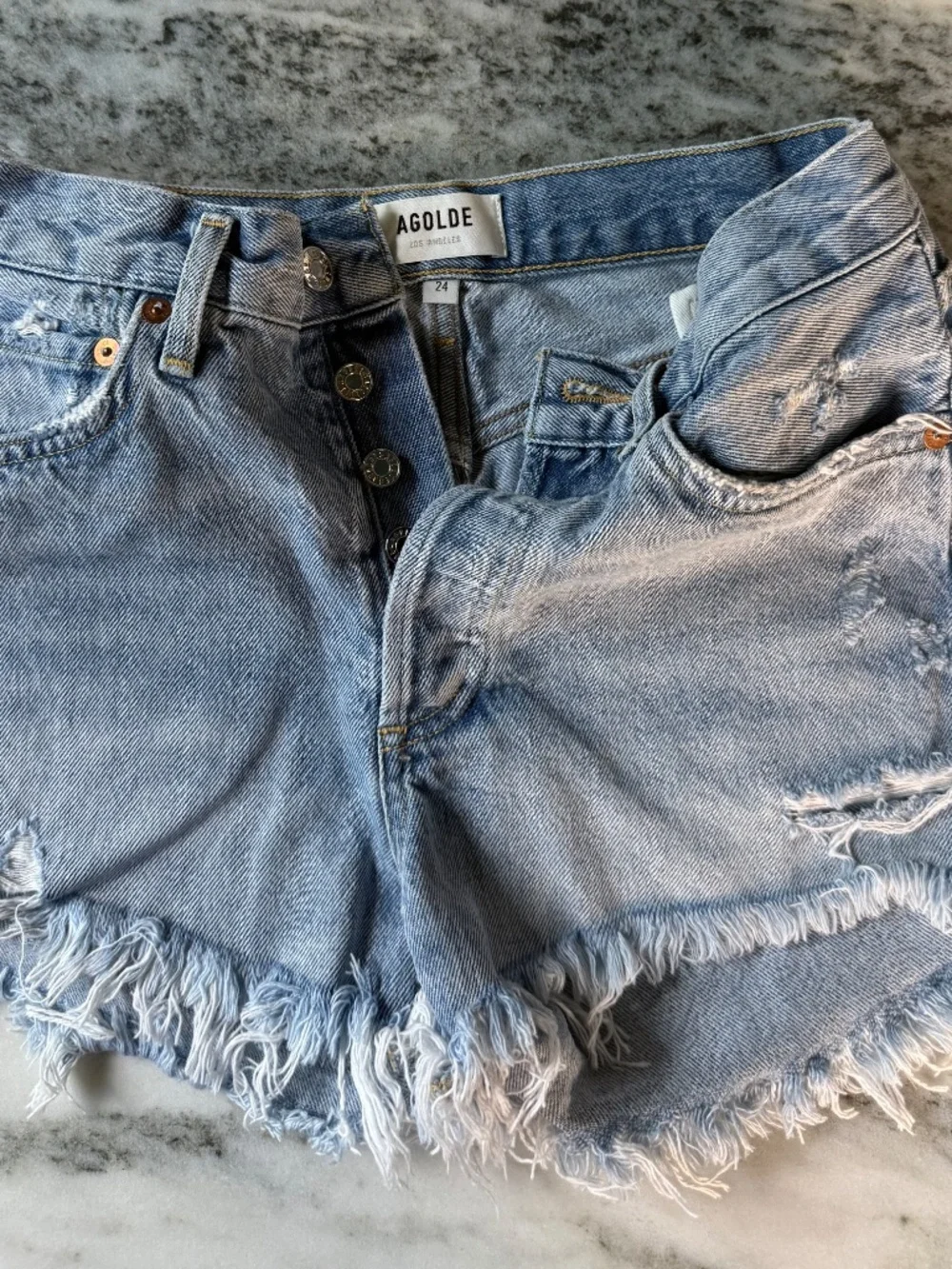 Agolde parker denim